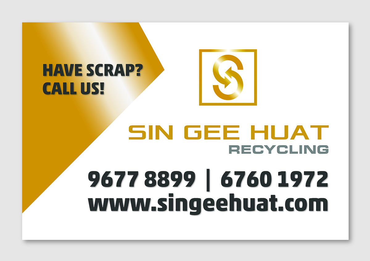 Sticker Design by lisaforhire for Sin Gee Huat Recycling | Design #15208736