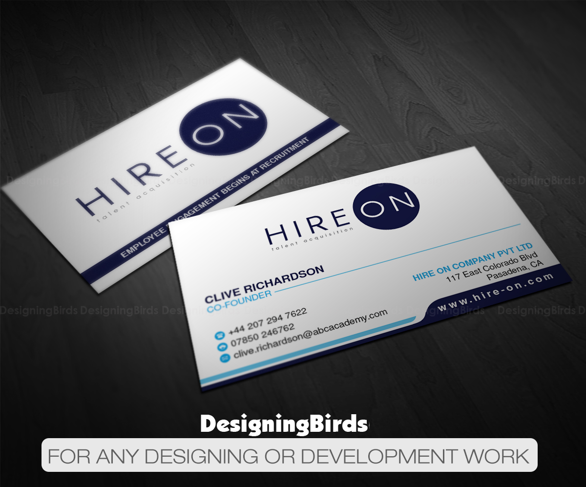 Diseño de Tarjeta de Presentación por Designing Birds para este proyecto | Diseño #15722763