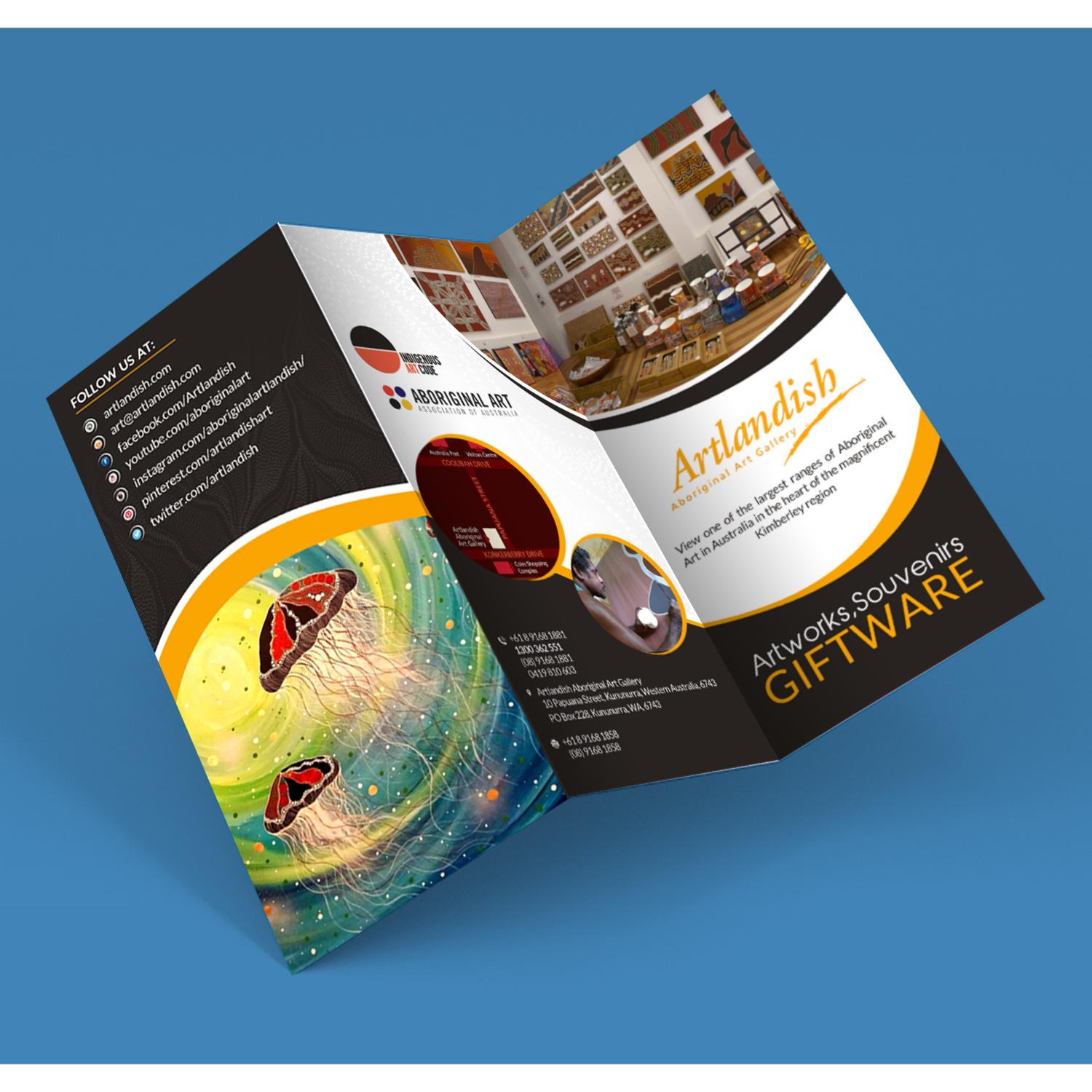 Diseño de Flyer por creative.bugs para Artlandish | Diseño #15136911