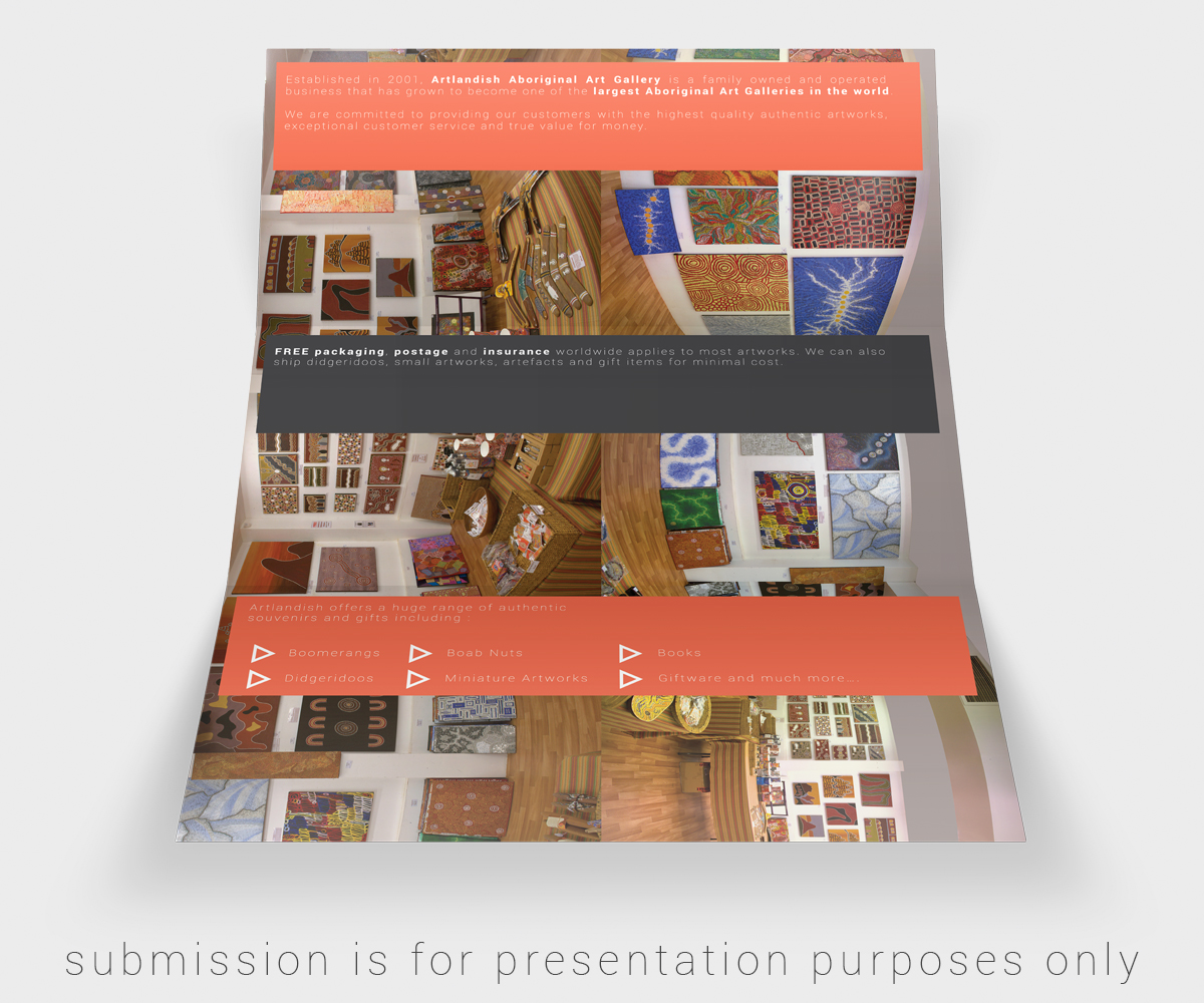 Flyer Design by belethoriel for Artlandish | Design #15209574