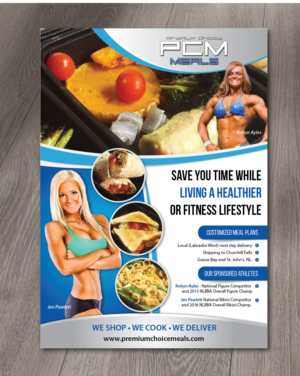 Diseño de Flyer por alex989 para Premium Choice Meals | Diseño: #15126883