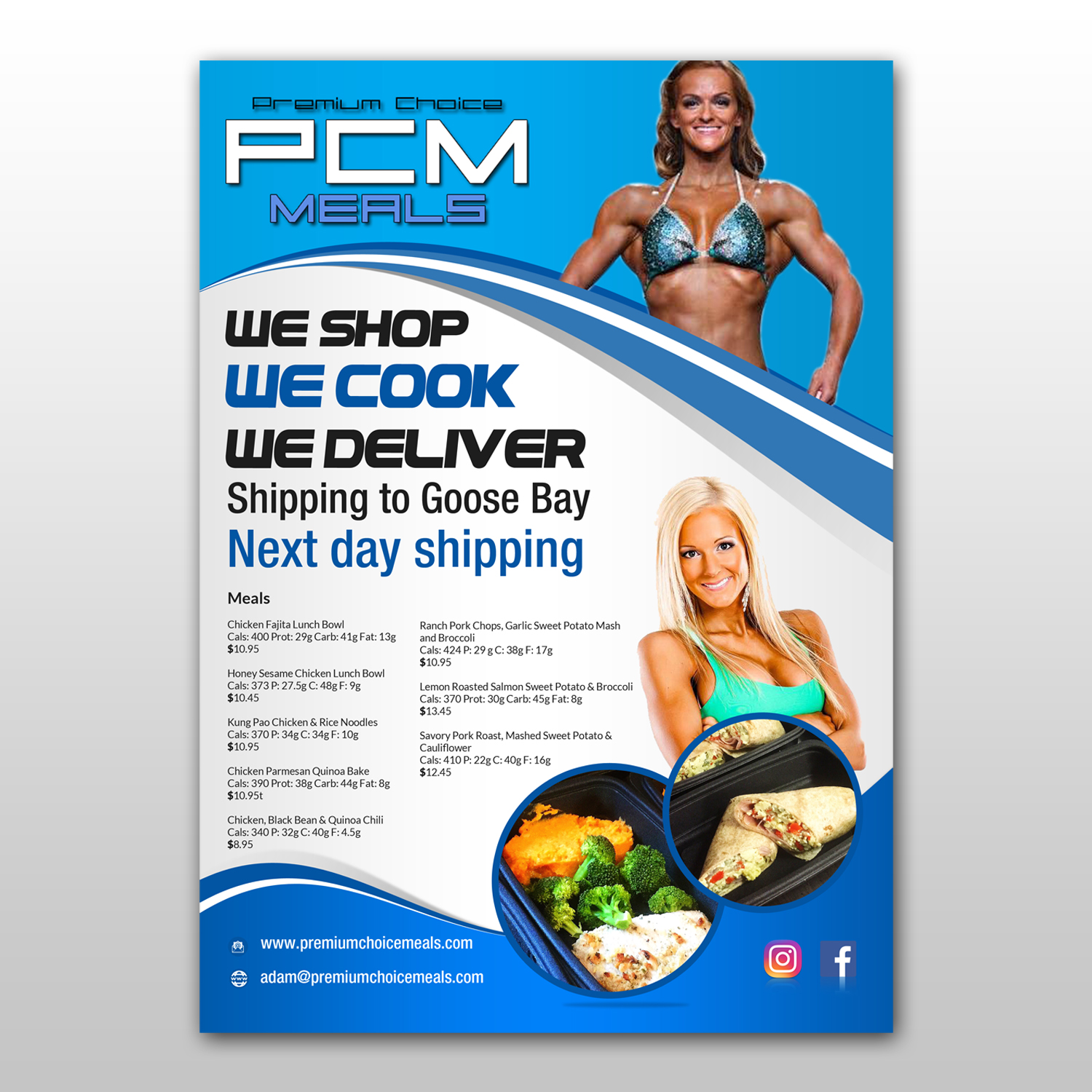 Flyer Design by debdesign for Premium Choice Meals | Design #15134085