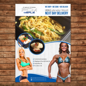 Diseño de Flyer por debdesign para Premium Choice Meals | Diseño: #15134168