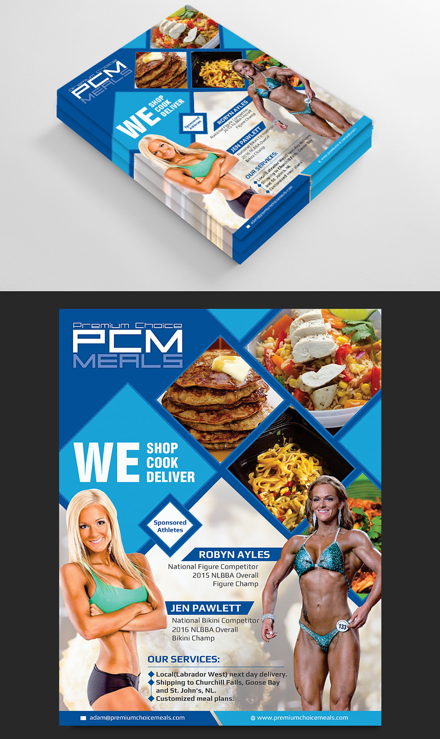 Flyer Design by ESolz Technologies for Premium Choice Meals | Design #15144219