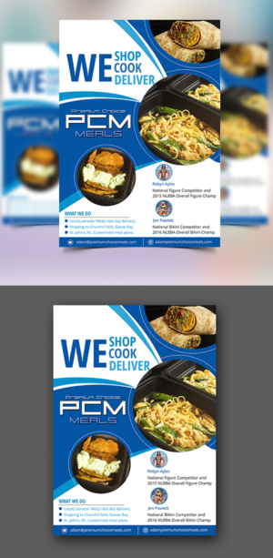 Flyer Design by ecorokerz for Premium Choice Meals | Design #15128699