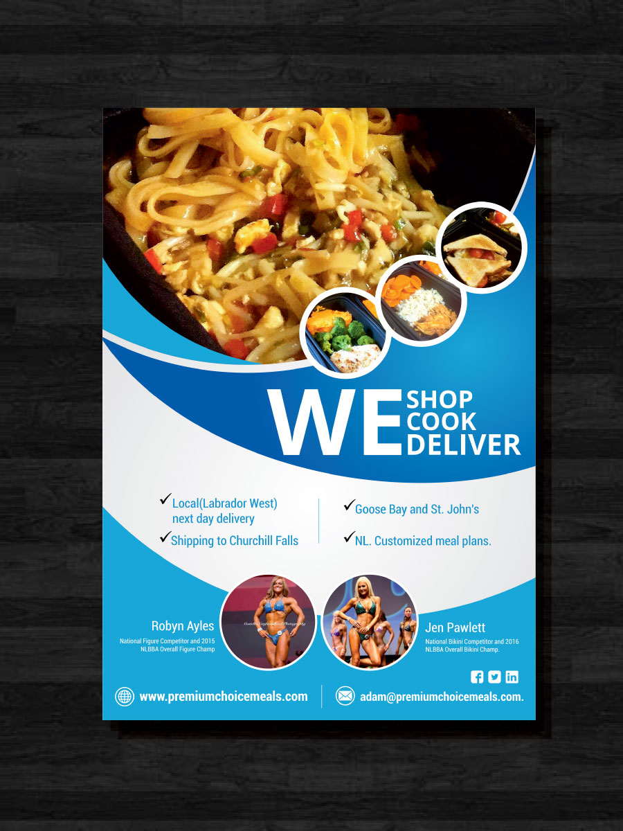 Flyer Design by creativepix for Premium Choice Meals | Design #15132610