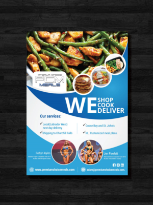 Diseño de Flyer por creativepix para Premium Choice Meals | Diseño: #15140958