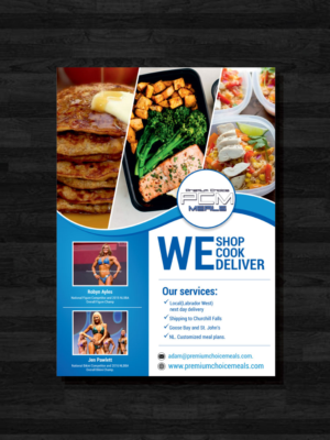 Diseño de Flyer por creativepix para Premium Choice Meals | Diseño: #15140959