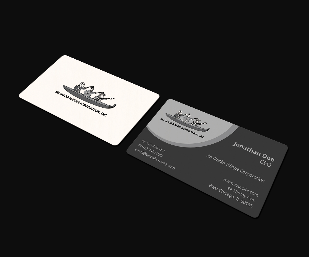 Business Card Design by JK18 for Seldovia Native Association Inc. | Design #15150493