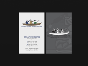 Business Card Design by Creations Box 2015 for Seldovia Native Association Inc. | Design: #15170200