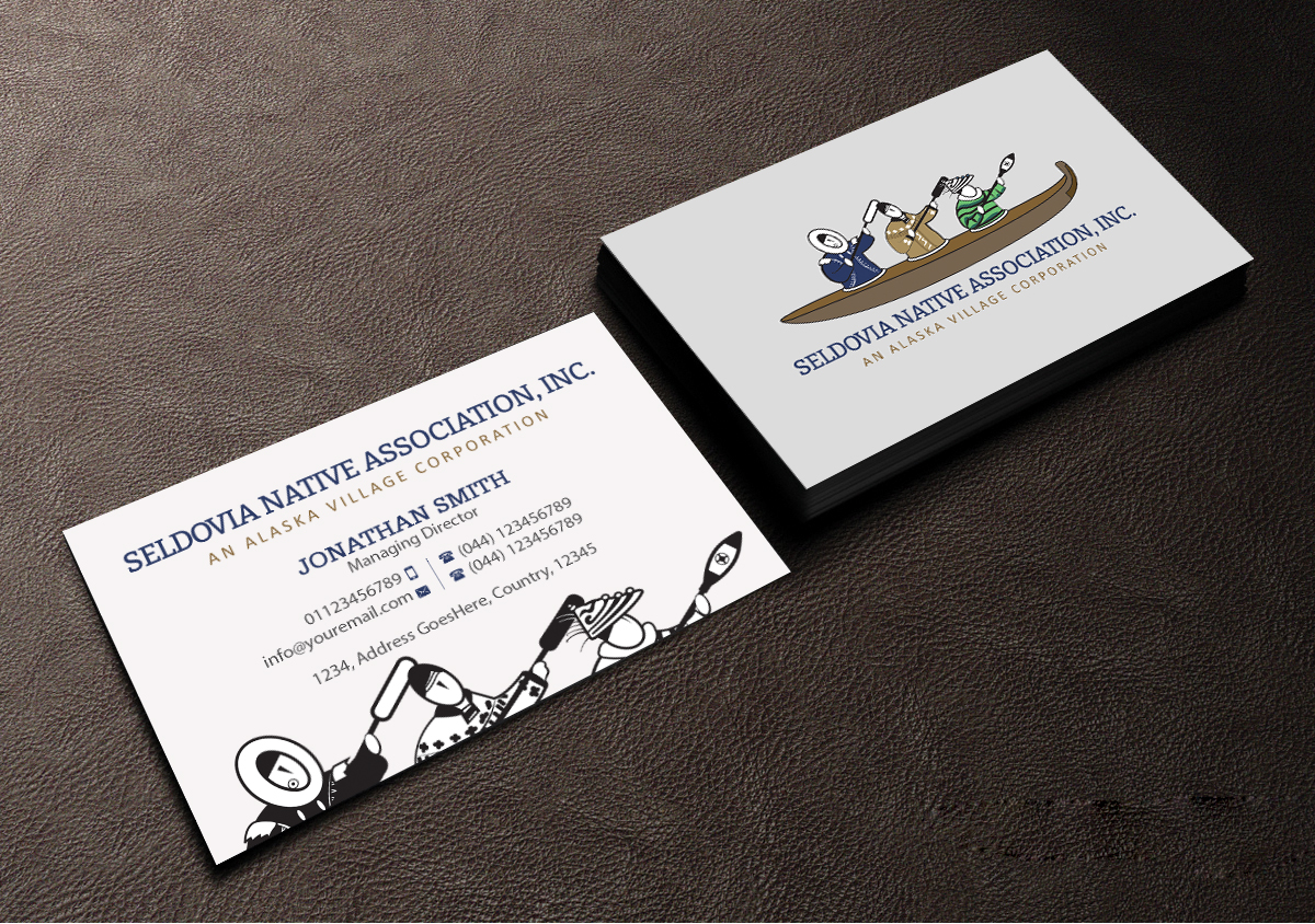 Business Card Design by Creations Box 2015 for Seldovia Native Association Inc. | Design #15170202