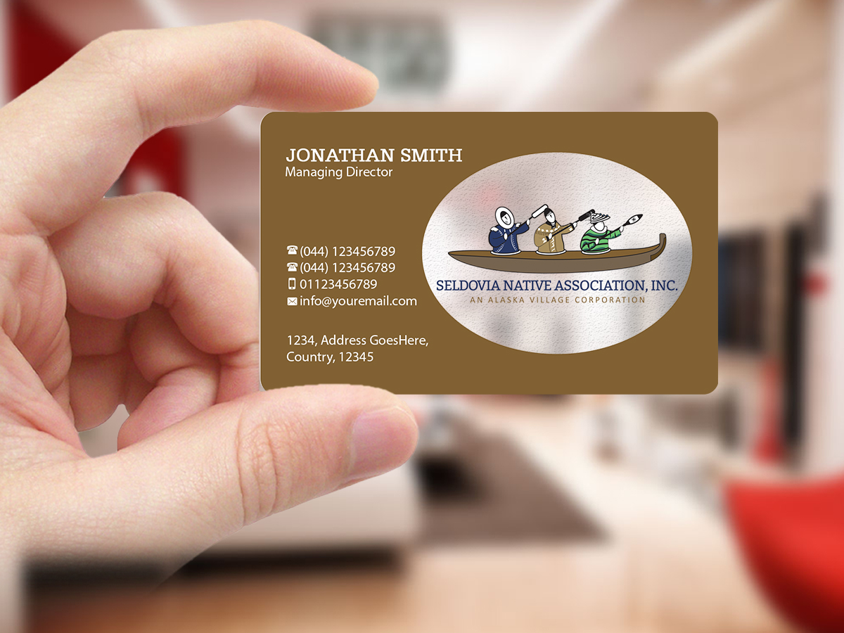 Business Card Design by Creations Box 2015 for Seldovia Native Association Inc. | Design #15170205