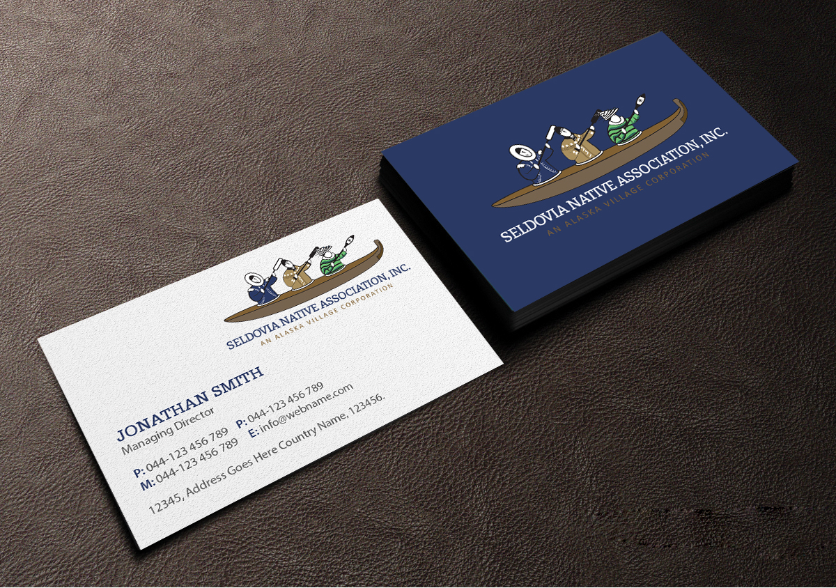 Business Card Design by Creations Box 2015 for Seldovia Native Association Inc. | Design #15170207