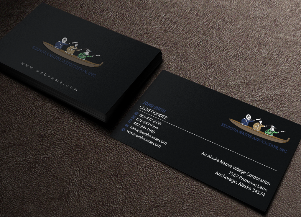 Business Card Design by Brand aid for Seldovia Native Association Inc. | Design #15149285