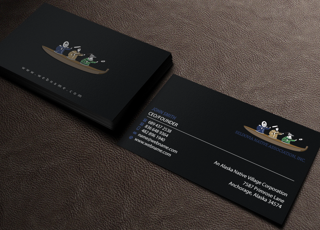 Business Card Design by Brand aid for Seldovia Native Association Inc. | Design #15149288