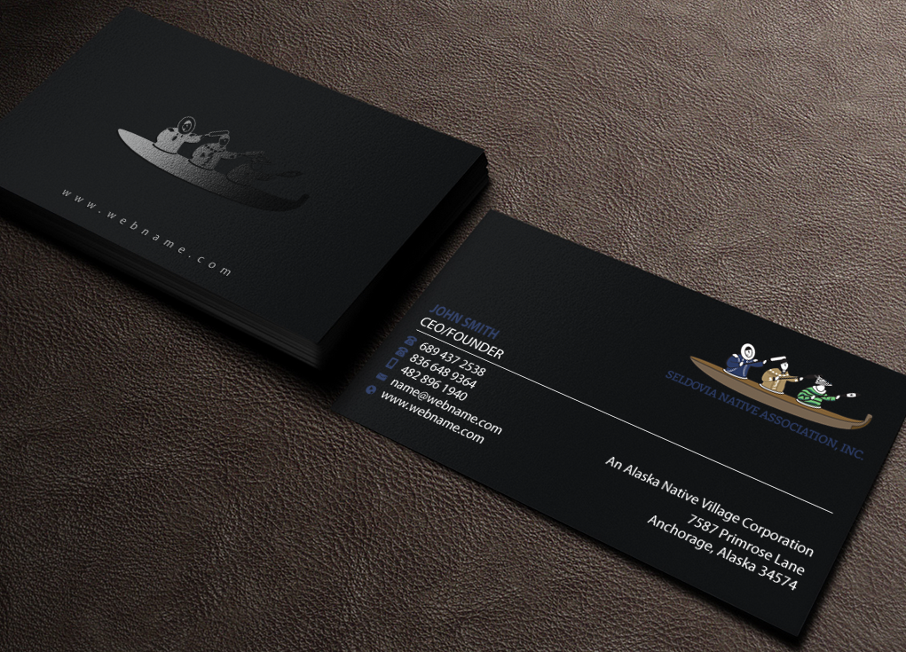 Business Card Design by Brand aid for Seldovia Native Association Inc. | Design #15149289