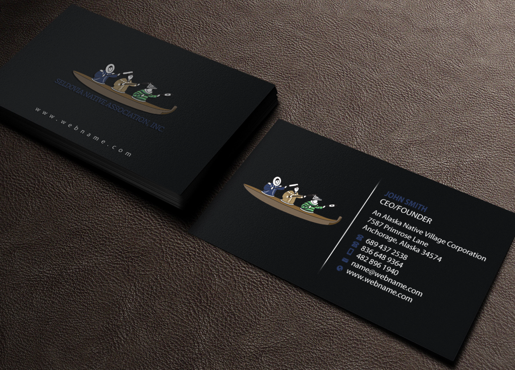 Business Card Design by Brand aid for Seldovia Native Association Inc. | Design #15149358