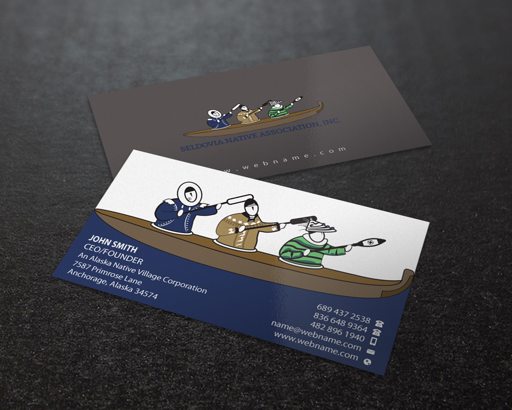 Business Card Design by Brand aid for Seldovia Native Association Inc. | Design #15149362