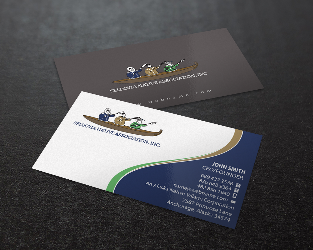 Business Card Design by Brand aid for Seldovia Native Association Inc. | Design #15149366