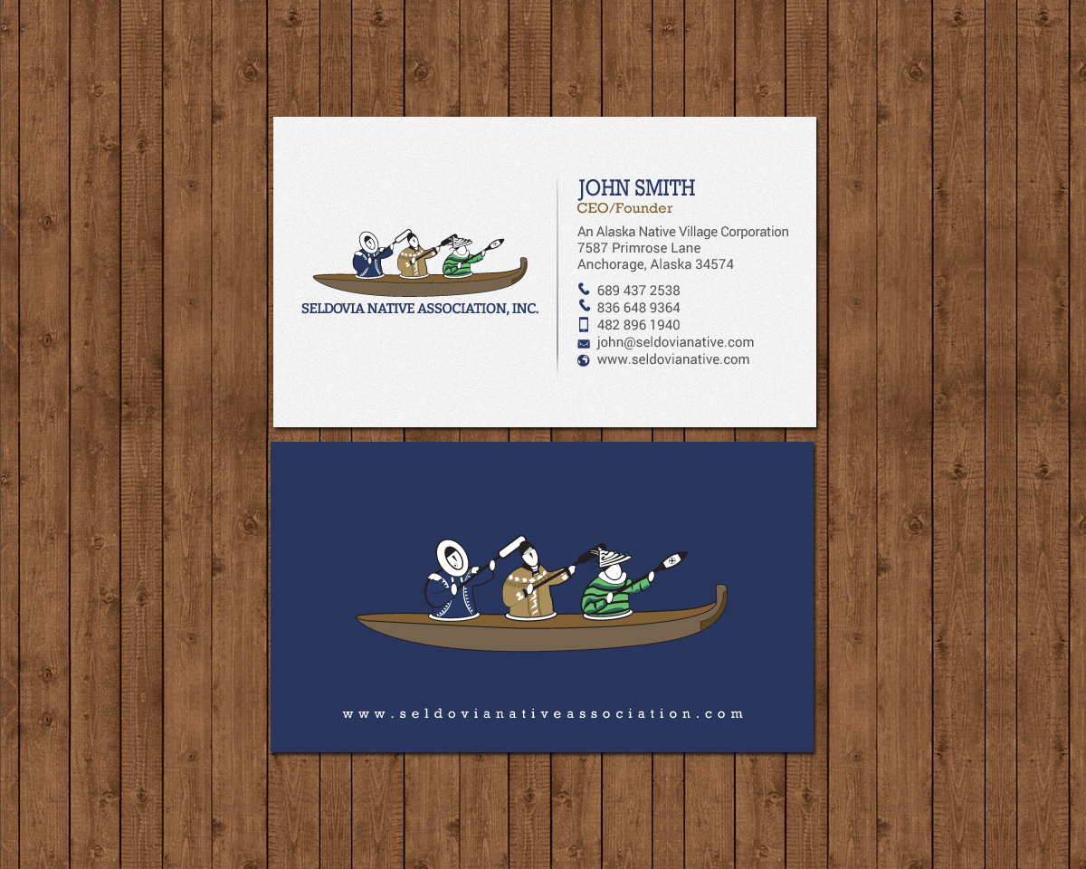 Design de Carte de Visite par chandrayaan.creative pour Seldovia Native Association Inc. | Design #15139814
