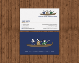 Diseño de Tarjeta de Presentación por chandrayaan.creative para Seldovia Native Association Inc. | Diseño: #15139816