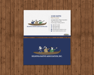 Diseño de Tarjeta de Presentación por chandrayaan.creative para Seldovia Native Association Inc. | Diseño: #15139944