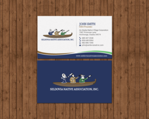 Business Card Design by chandrayaan.creative for Seldovia Native Association Inc. | Design: #15139945