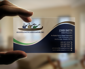 Diseño de Tarjeta de Presentación por chandrayaan.creative para Seldovia Native Association Inc. | Diseño: #15139952