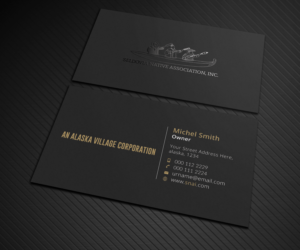 Diseño de Tarjeta de Presentación por Graphic Flame para Seldovia Native Association Inc. | Diseño: #15128004