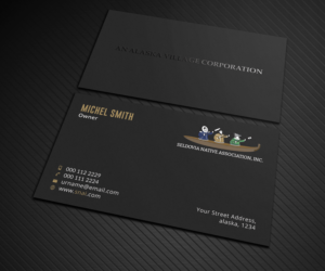 Business Card Design by Graphic Flame for Seldovia Native Association Inc. | Design: #15128006