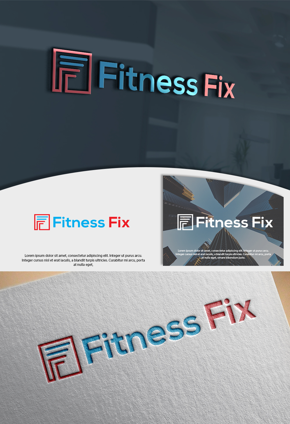 Logo Design by Renewable for Fitness Fix | Design #15132856