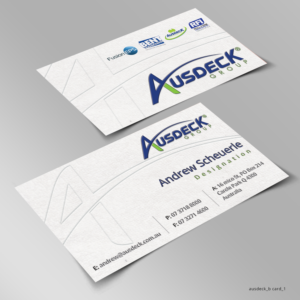 Business Card Design by Sketchweb for Ausdeck Group | Design: #15128256