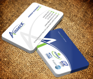 Visitenkarten-Design von Sarmishtha Chattopadhyay_loginchange für Ausdeck Group | Design: #15133854