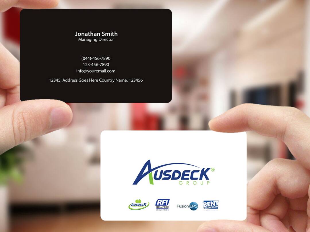 Design de Carte de Visite par Creations Box 2015 pour Ausdeck Group | Design #15164950