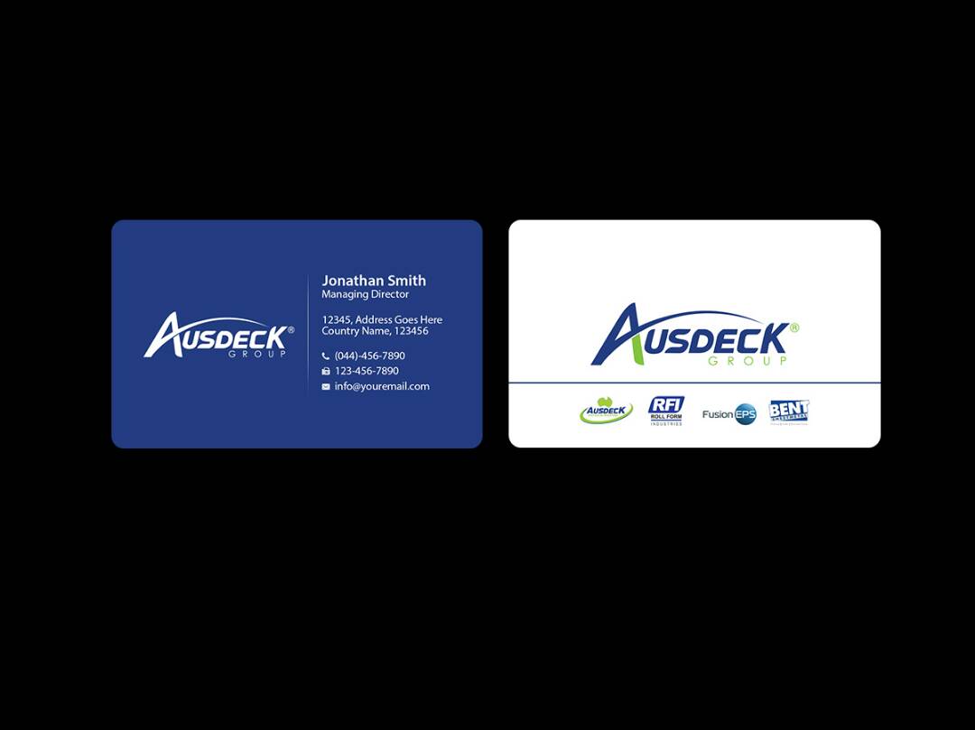 Design de Carte de Visite par Creations Box 2015 pour Ausdeck Group | Design #15164951