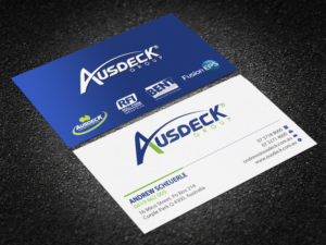 Visitenkarten-Design von Brand aid für Ausdeck Group | Design: #15130121