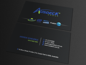 Visitenkarten-Design von chandrayaan.creative für Ausdeck Group | Design #15130237