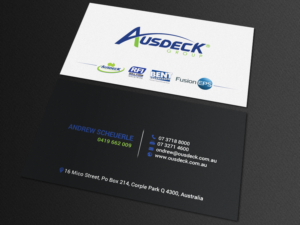 Visitenkarten-Design von chandrayaan.creative für Ausdeck Group | Design: #15130240