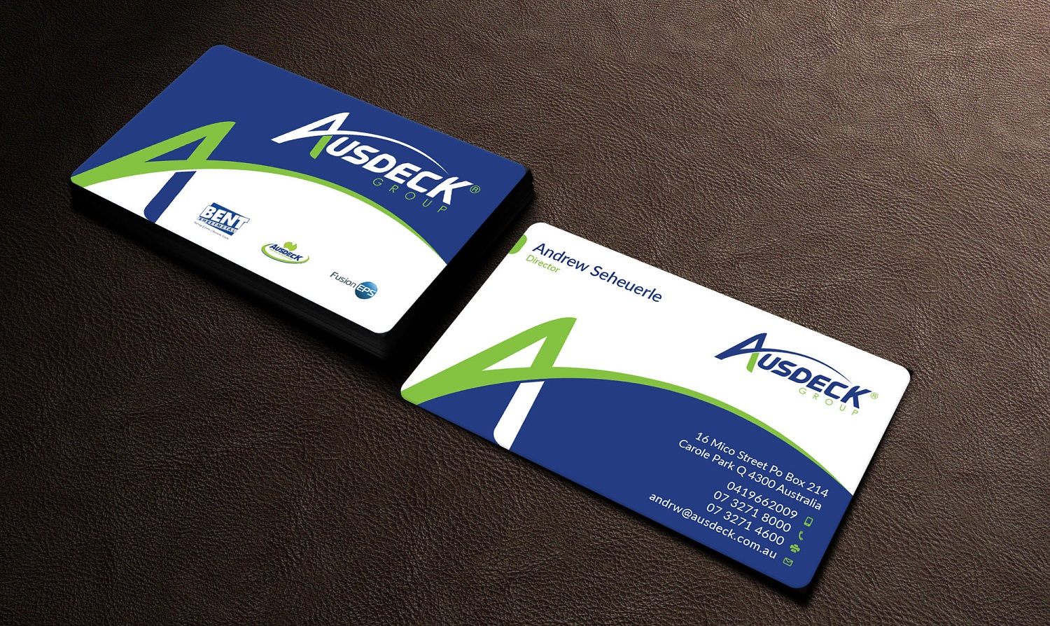 Business Card Design by Graphic Flame for Ausdeck Group | Design #15124536