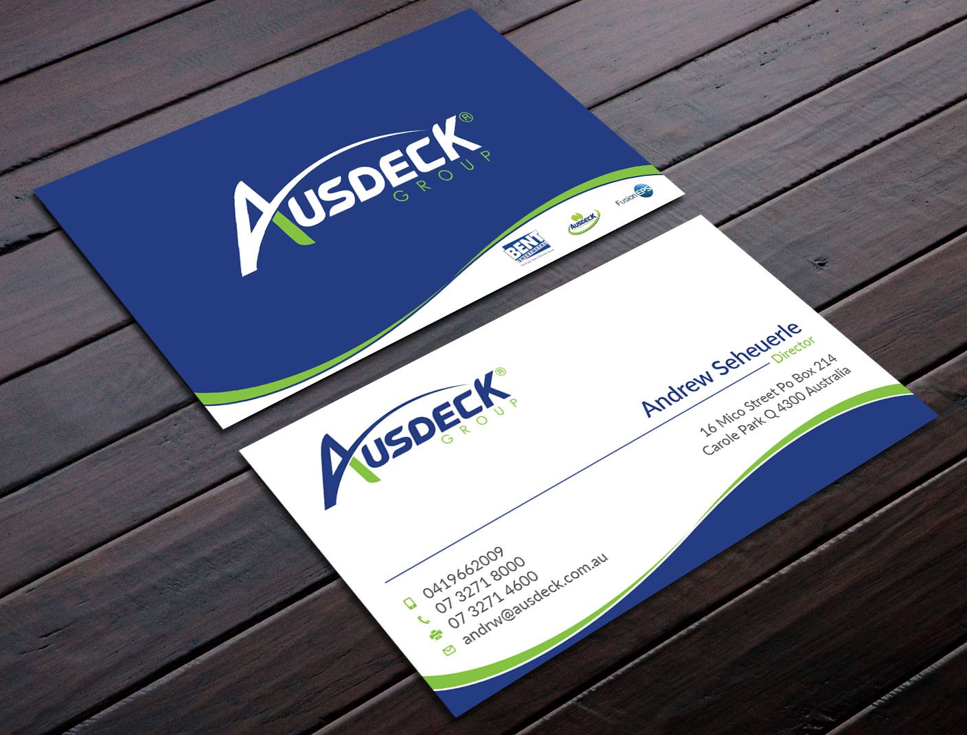 Business Card Design by Graphic Flame for Ausdeck Group | Design #15124548