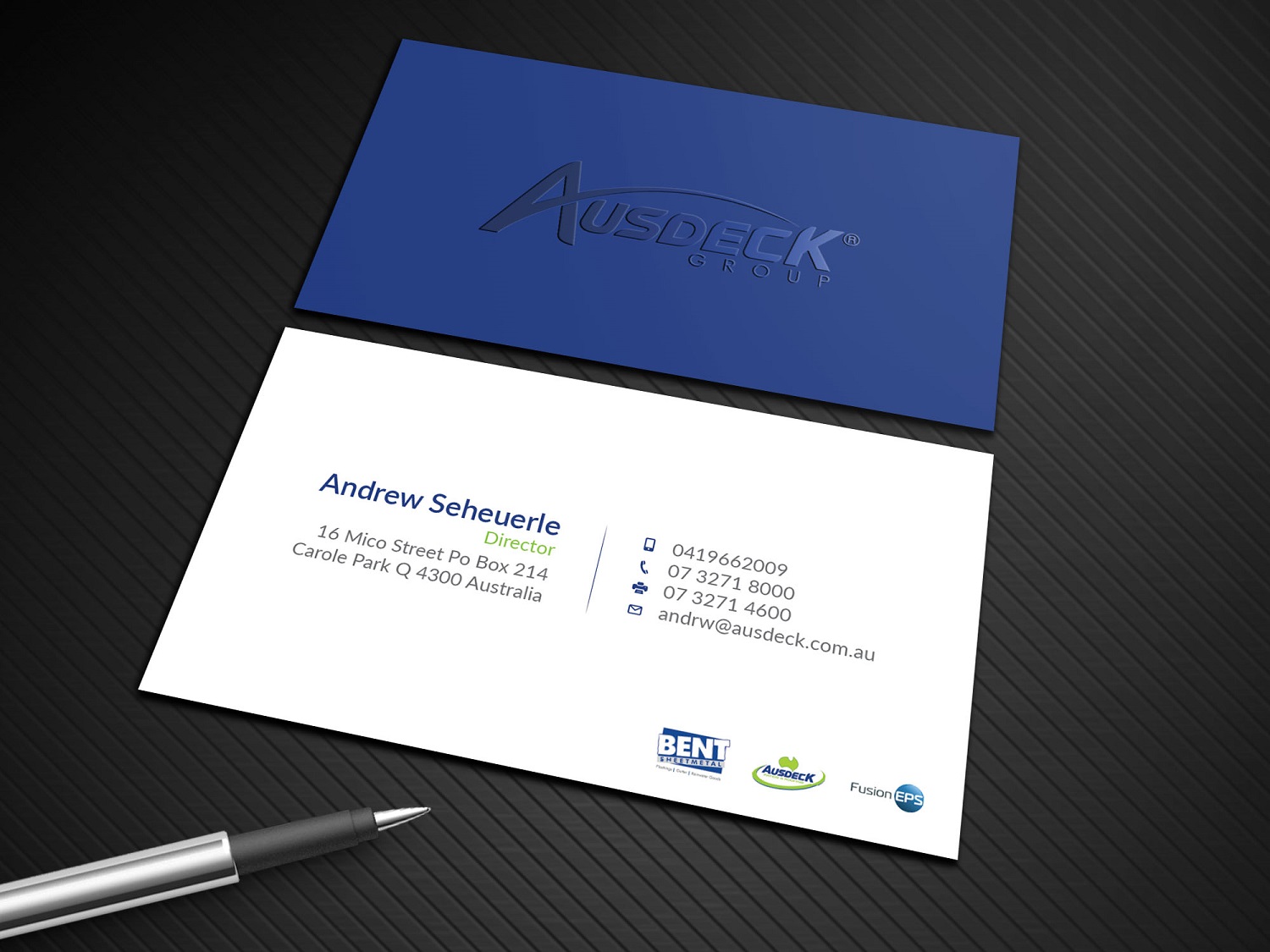 Business Card Design by Graphic Flame for Ausdeck Group | Design #15124563
