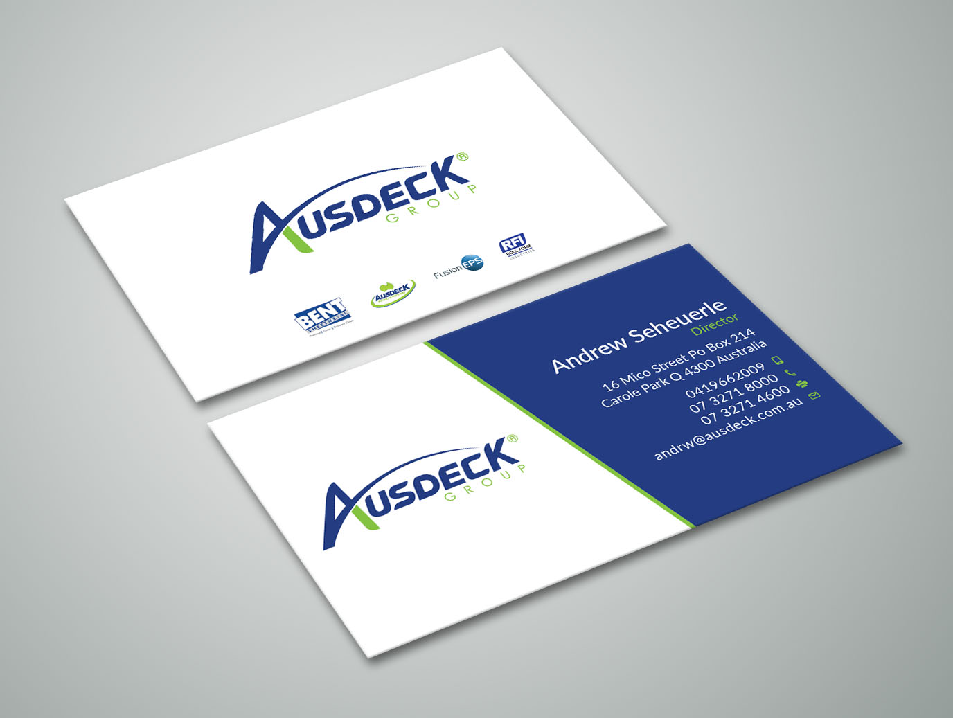 Business Card Design by Graphic Flame for Ausdeck Group | Design #15127050