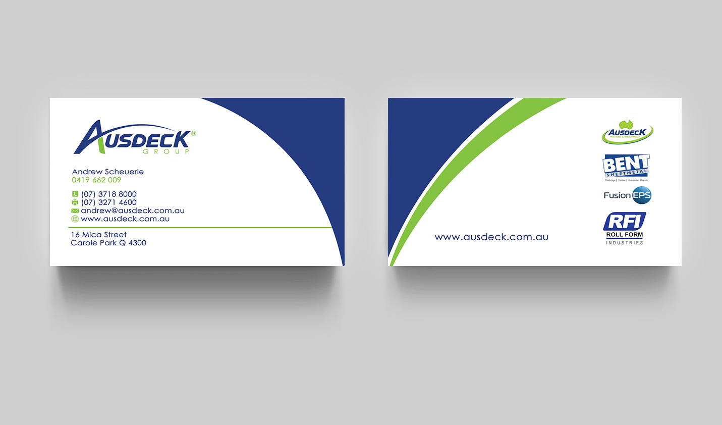 Business Card Design by Designs 2019 for Ausdeck Group | Design #15138047