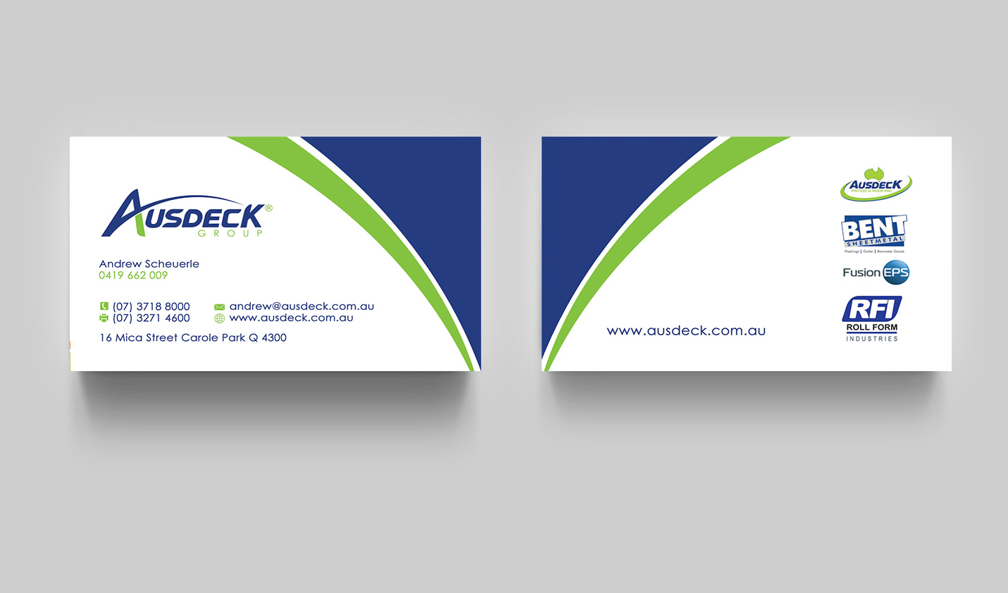 Business Card Design by Designs 2019 for Ausdeck Group | Design #15138049