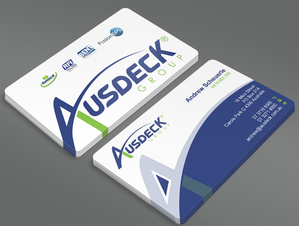 Business Card Design by vintana for Ausdeck Group | Design #15180589