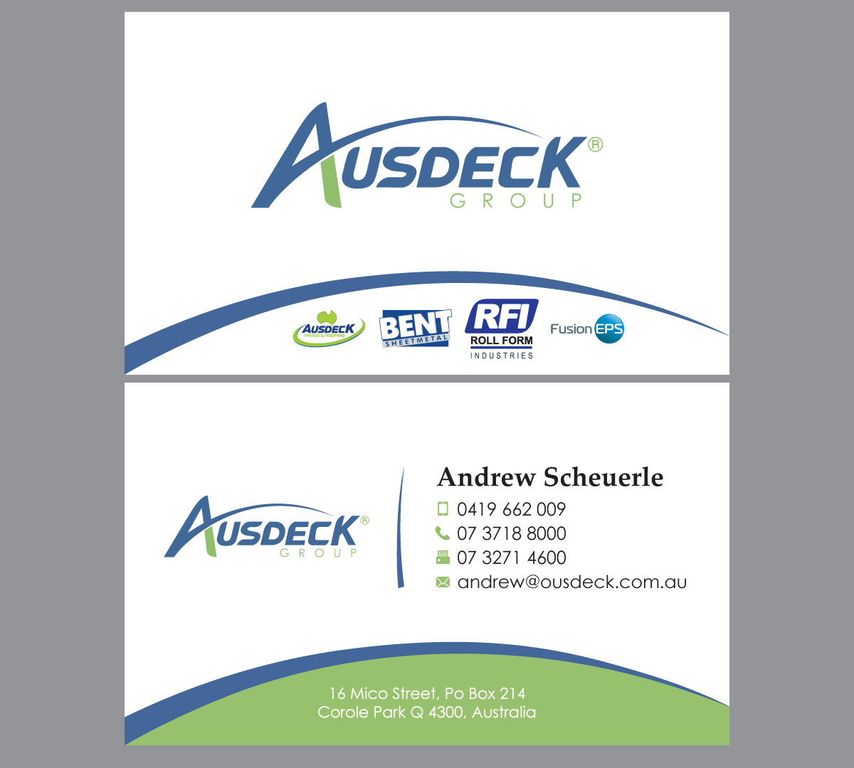 Business Card Design by habibm for Ausdeck Group | Design #15146420