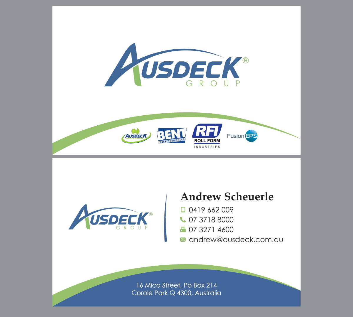 Business Card Design by habibm for Ausdeck Group | Design #15146439