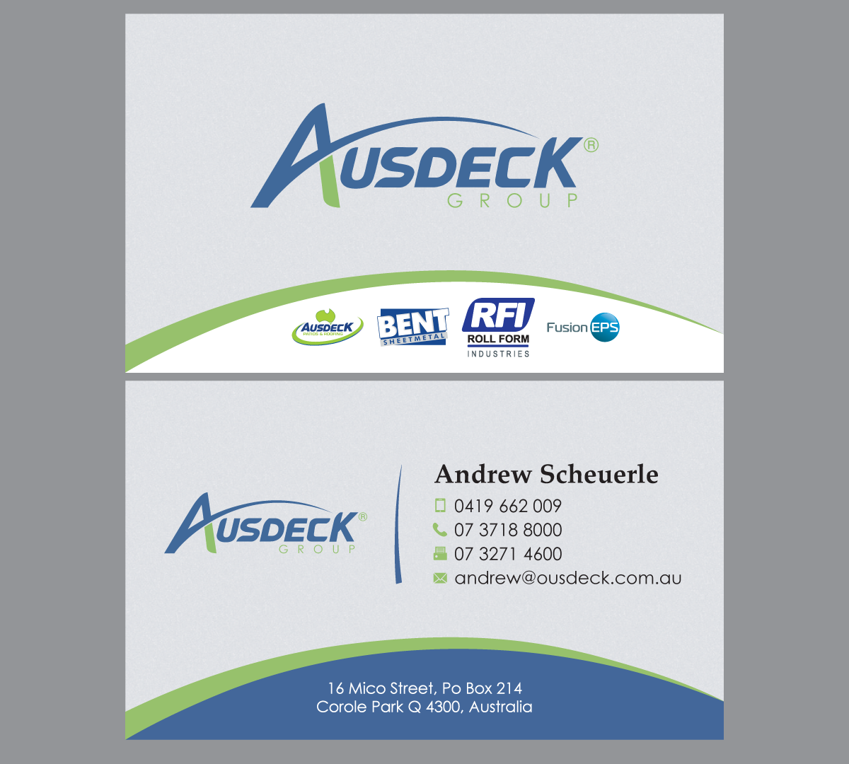 Business Card Design by habibm for Ausdeck Group | Design #15146469