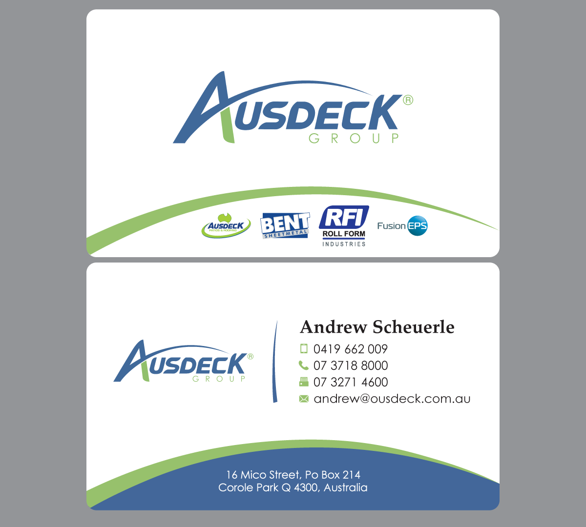 Business Card Design by habibm for Ausdeck Group | Design #15146498
