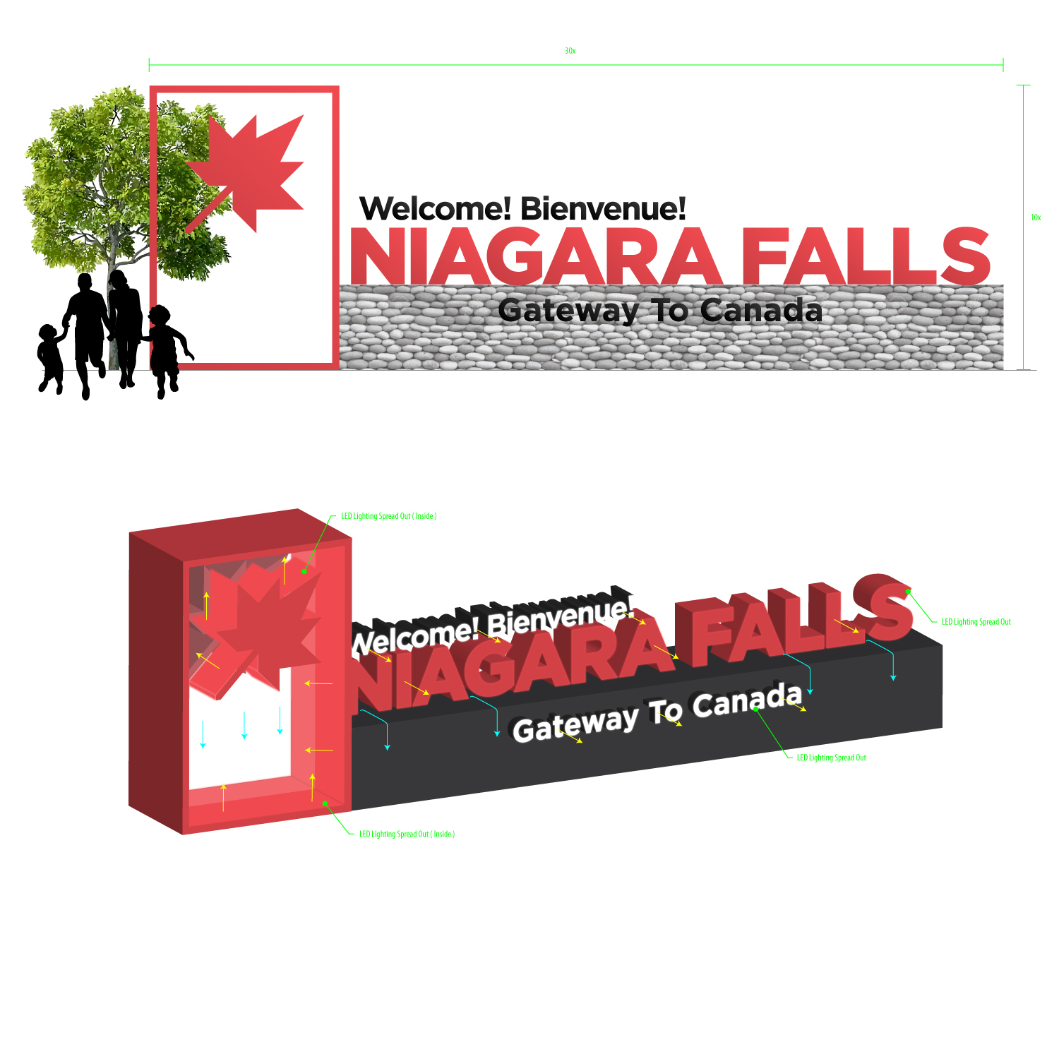 Signage Design by JCC for National Sign Link | Design #15216861